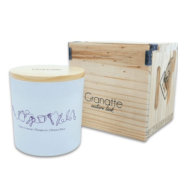 Vela Vegetal Aromática Para Cozinha E Área Gourmet| Granatte